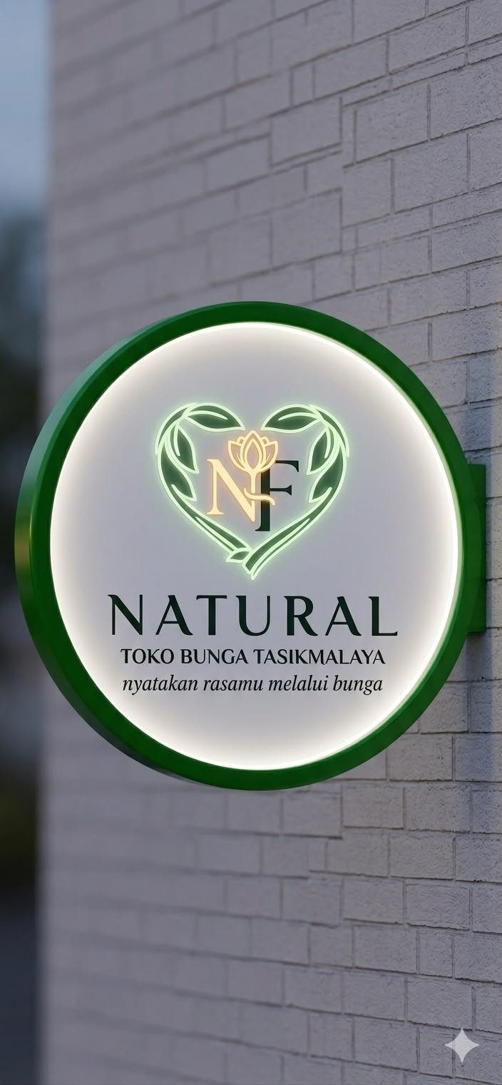 Logo Natural Toko Bunga Tasikmalaya