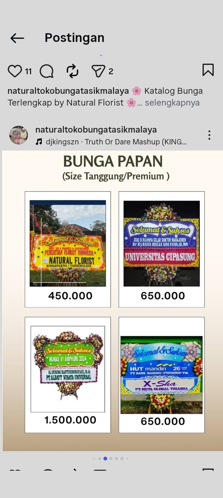 Bunga Papan Ucapan